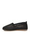 Black Wide Fit Anorak Knitted Lightweight Women's Casual Ballet Flats Pc-54572 Z - 4