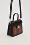 Yılan Leather Si Detailed Long Strap Women's Casual and Stylish Shoulder Bag Camel - 3