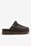Women's Brown Comfortable Fit Stone Shoes Buckled Sandals - 5