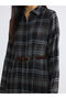I Beli Belt Li Checked Embroidered Shirt Dress from Freezen Store - 3