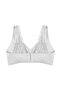 Non-wired Laser Cut Detailed Back Lace Piece Stitch-Free Bra - 3