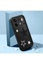 Redmi Note 13 Pro 5g Compatible Black Silicone Case Shockproof with Camera Protection Star Patterned - 2