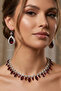 2-Piece Necklace Set Choker Set Special Day Necklace Jewelry Set