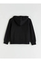 Lcw Kids Black Long Sleeve Girls' Zippered Sweatshirt - 5