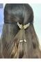 Melkady 559A - Butterfly Winged Chain with Pearls and Stylish Stones Luxury Clasp Buckle - 4