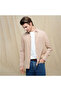Men's Slim Linen Cotton Solid Shirt
