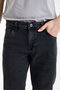 Slim Fit Dark Gray Stretch Fabric Jeans - 6