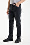 Slim Fit Dark Gray Stretch Fabric Jeans - 3