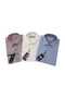 3-Piece Slim Fit Men's Short Sleeve Shirt Set – Size m