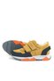 3880 Rakerplus Genuine Leather Yellow Black Kids Sneakers S Sports Shoes with Velcro - 5