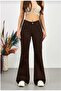 High-Waist Stretch Fabric Flare Jeans - 4