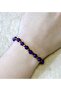 Natural Stone Amethyst Hematite Natural Stone Women's Natural Stone Bracelet Eub13Amth3