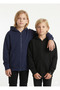 3 İplik B Unprinted School Cardigan 5,6,7,8,9,10 Years Old 2 Pieces
