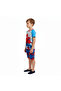 -Boys Night Pajama Set–Short Sleeve Cotton Blend Sleepwear, Red & Blue, 2–6 Years - 3