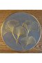 FABRICWORKS Ginkgo Leaf Round Placemat Set of 4 – 38 cm Decorative Table Mat - 2