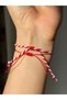 Marteniçka Bracelet Set with Natural Stone and Red String Bracelet, Red Wish Bracelet - 3