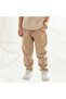 Kids' Regular Fit Linen Cotton Cropped Pants