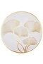 FABRICWORKS Ginkgo Leaf Round Placemat Set of 4 – 38 cm Decorative Table Mat - 2