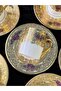 Acar Plus 24K Gold Golded Engraved Coffee Cup Set for 6 People (Maxi̇ne) - 4