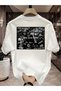 Mix Printed Unisex Women'S/Men's Oversize Crewneck T-Shirt