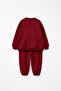 KPOP Demon Hunters Huntrix Rumi Mira Zoey Printed Oversized Unbrushed Girls' Sweatshirt and Pants Set - 2