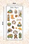 3-Piece Autumn Sticker Set - Decorative Labels - Agenda Bullet Journal Scrapbook Collage - 2