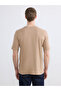 Nevavm Oval Collar Printed Combed Cotton Men's T-Shirt - 4