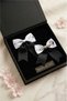 April 23, November 10, October 29 Atatürk Clip-On Hairpin Set of 2 – Black and White Hair Accessory - 2