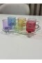 Set of 6 Colorful Coffee and Tea Cups
