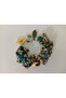 Blue Agate |   Dalmatian Jasper Natural Stone Charm Handmade Bracelet Limited Edition - 8