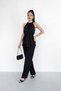 Halter Neck Bell Tie-Detail Modal Set - 3