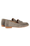 Suede Seam Detail Loafers Dg6109 - 5