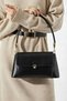 Women's Daily Hand and Shoulder Bag, High-Quality Artificial Leather and Craftsmanship, Luxurious Gold Detail, Stylish Design - 2