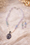 All Handmade Necklace and Earring Set with Amethyst and Real Pearl, Agate, Hematite, and Citrine Natural Stones - 2