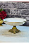 Ion Porcelain 26cm Metal Cast Iron Footed Presentation Plate - 3