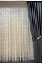 1-2.5 Normal Pile Milano Pattern Br Embroidered Ü Sheer Curtain Full White Iron-Resistant Skirts Lead-Contained Tulle Tulle De
