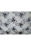 Tulle Lace Eyelet Embroidery Guipure Black - 1 Meter - 3
