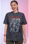 Iron Maiden Rock Metal Music Band Printed Unisex Oversized Vintage Washed T-Shirt - 2