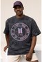 J-Hope Suga Jimin Jungkook Jin Bts Music Group Printed Unisex Oversized Vintage Washed T-Shirt - 2