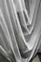 1-2 Seyrek Pi̇le Desensi̇z Kar Beyaz Tü Sheer Curtain Full Flat White Wrinkle-Free Ready-To-Use Cornice Suitable for Cornices - 7
