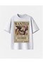 Wanted Goldroger Printed White Tshirt