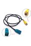 80CM Car Reversing Camera Adapter Cable Fakra Female Z to RCA for Mercedes Benz C/E/GLKS80L Fits Var