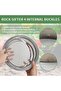Soil Sieve Set Garden Soil Sifter Stainless Steel Mesh Sifter,Compost Sifter with 1,3,6,9,12mm Si... - 2