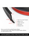 2.5M Car Bumper Lip Stickers Car Front Bumper Lip Car Bumper Protectors Exterior Mouldings... - 4