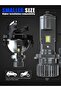 H4/9003/HB2 Hi/Lo 2Pcs LED Projector LHD H4 Lens Auto 110W Car Headlight Bulbs 6000K High Beam Low B - 8
