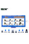 40PCS 40PCS 8Values Push Tactile Micro Switch Kit 6Pin Self-Locking/Unlocked for Electronics DIY Pro - 5