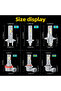 H1 2X 20000LM H1 H4 LED Headlight Bulb Mini H7 H8 H9 H11 9005 HB3 9006 HB4 Size Wireless For Car Lam - 6
