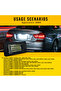 مصباحان LED أبيضان 6000 كلفن للوحة ترخيص السيارة، ملحقات سيارات لسيارات BMW E46 X5 E70 X6 E71 E7 - 4