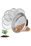 Soil Sieve Set Garden Soil Sifter Stainless Steel Mesh Sifter,Compost Sifter with 1,3,6,9,12mm Si... - 8