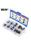 40PCS 40PCS 8Values Push Tactile Micro Switch Kit 6Pin Self-Locking/Unlocked for Electronics DIY Pro - 8